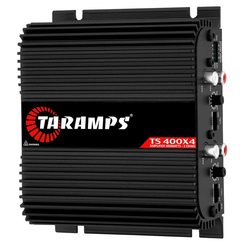 Taramp's مضخم صوت السيارة الأسود TS 400x4 - 400 واط RMS 4 قنوات فئة D، 2 أوم، إدخال مستوى عالٍ، RCA - Image 5
